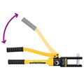 vidaXL Hydraulický nástroj na krimpovanie káblov 12 T 10-300 mm² Oceľ