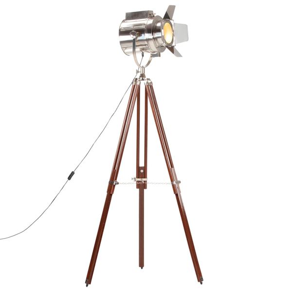 vidaXL Lampa na statíve, mangový masív 180 cm