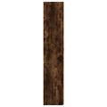 vidaXL Botník dymový dub 80x35,5x180 cm spracované drevo