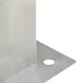vidaXL Kotvy na stĺpiky 4 ks 101 mm galvanizovaný kov