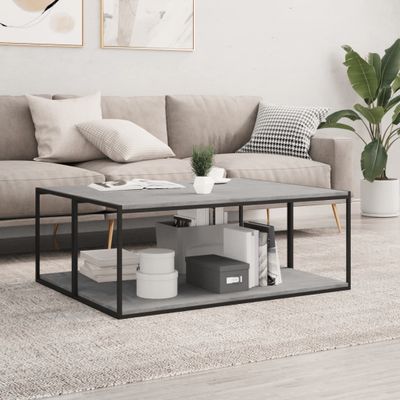vidaXL Prídavné police 4ks betónovo sivé 100x40x1,5cm kompozitné drevo