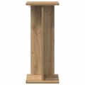 vidaXL Stojan na rastliny 2 ks Dub artisan 25 x 25,5 x 60,5 cm