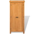 vidaXL Skladovacia skriňa 50x22x122 cm, dubový masív