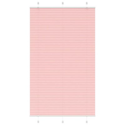 vidaXL Plisovaná roleta ružová 115x200 cm šírka látky 114,4 cm polyester