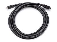 USB kábel - USB-C (samec) do USB-C (samec) - USB 3.2 Gen 1 - 2,7 m - pasívny, USB Power Delivery (60W), podpora režimu DP Alt