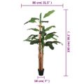vidaXL Umelý banánový strom 18 listov 150 cm zelený