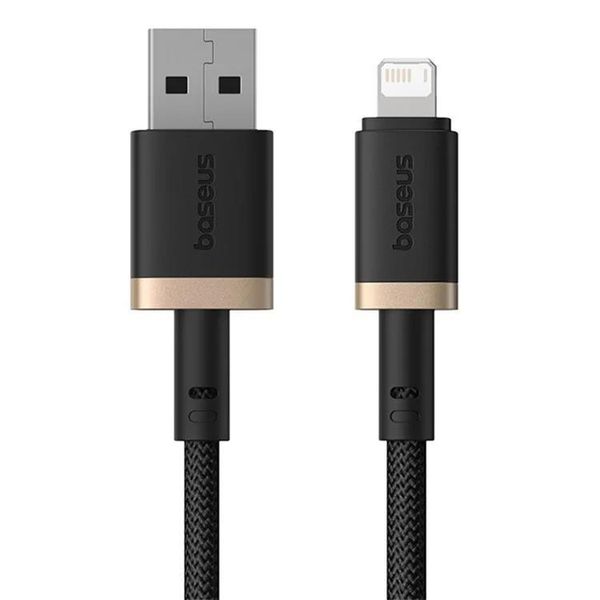 Baseus Rýchlonabíjací kábel Dura USB/Lightning 1m 2.4A čierno zlatý