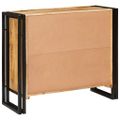 vidaXL Servírovacia skriňa Hnedá 80 x 33 x 70 cm mangový masív