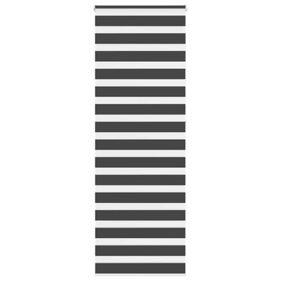 vidaXL Zebra roleta čierna 75x230 cm šírka látky 70,9 cm polyester