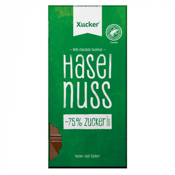 Mliečna čokoláda s lieskovými orieškami - Xucker, 10 x 80 g