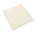 vidaXL Záhradné podsedáky 2 ks krémové 45x45x2 cm štvorcové