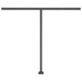 vidaXL Voľne stojaca ručne zaťahovacia markíza 350x250 cm, modro biela