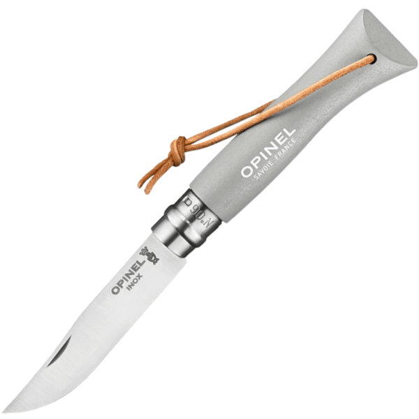 OPINEL 002202 VRI N°06 Bushwhacker Cloud vreckový nôž 7 cm, svetlo šedá, drevo