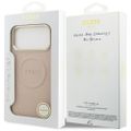 Puzdro Guess pre iPhone 17 Pro Max HC MAGSAFE PU S/ PEONY HOT STAMP ružové