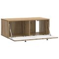 vidaXL Nástenná TV skrinka 78,5 x 41 x 30 cm Dub artisan