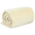 vidaXL Deka krémová 130x170 cm polyester