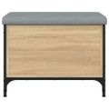 vidaXL Úložná lavička dub sonoma 62x42x45 cm kompozitné drevo