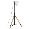 vidaXL Podlahová lampa 25 W biela 75x75x90-150 cm E27