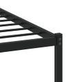 vidaXL Posteľný rám bez matraca s čelom hnedý dub 90x200 cm