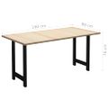 vidaXL Jedálenský stôl 160x80x76 cm borovicové drevo