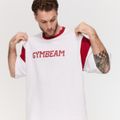 Tričko Premium Heavyweight Varsity White - GymBeam, veľkosť M