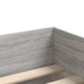 vidaXL Rám postele so zásuvkami sivý dub sonoma 100x200 cm