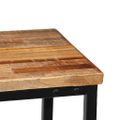vidaXL Konzolový stolík, masívne recyklované teakové drevo 90x30x76 cm