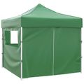 vidaXL Párty stan 291 x 291 x 315 cm Zelená Oxfordská látka