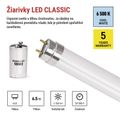 LED trubica T8 6,5 W 60 cm studená biela 10 ks
