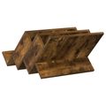 vidaXL Regál na časopisy Dymová dub 53 x 40 x 28,5 cm Kompozitné drevo