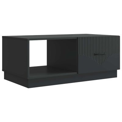 vidaXL Konferenčný stolík Čierna 90 x 50 x 37 cm Kompozitné drevo