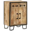 vidaXL Komoda s 2 zásuvkami 53x31x72 cm masívny mangovník a železo
