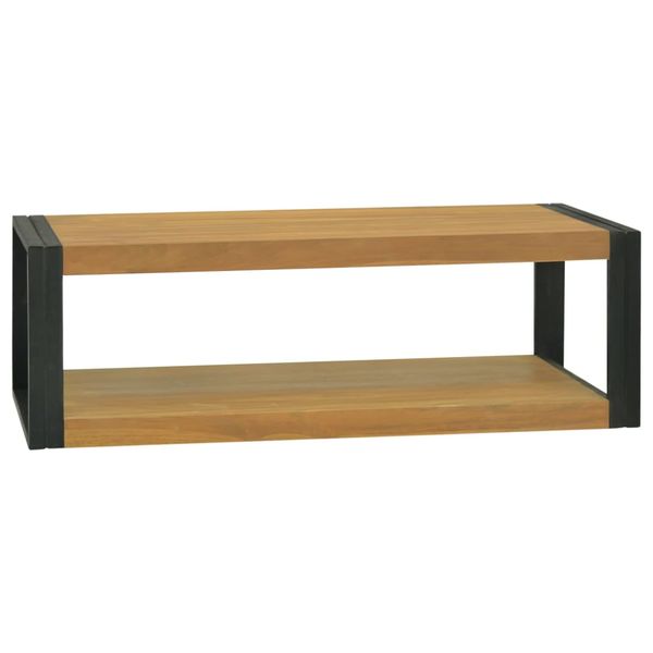 vidaXL Nástenná kúpeľňová skrinka 110x45x35 cm masívne tíkové drevo
