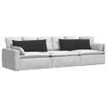 vidaXL Vankúše na pohovku 2 pcs Čierna 120 x 40 cm Kordúrová tkanina