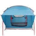 vidaXL Auto Stan so strechou Modrá 239 x 210 x 210 cm Polyester a oceľ
