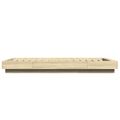 vidaXL Rám postele na podlahe Dub sonoma 80 x 210 cm Kompozitné drevo