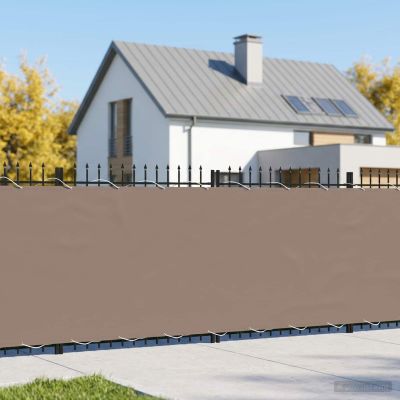 vidaXL Záclona na balkónové súkromie 200 x 300 cm Textil s PU povlakom