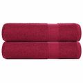 vidaXL Utierky na ruky FROGN 2 ks bordové 50x100 cm 360 g/m²