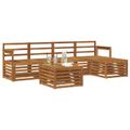 vidaXL Záhradná súprava gaučov 6 ks Prírodná