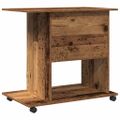 vidaXL počítačový stôl Old Wood 80x50x75 cm Engineered Wood