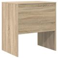 vidaXL Stôl Sonoma dub 70 x 50 x 76 cm