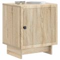 vidaXL Nočný stolík Dub sonoma 43 x 34,5 x 50 cm Kompozitné drevo