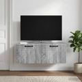 vidaXL Nástenná TV skrinka Nástenný Sivá sonoma 78,5 x 41 x 30 cm