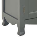 vidaXL TV stolík čierny 120x30x40 cm drevený
