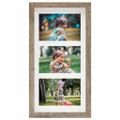 vidaXL 3D fotorámiky 5 ks, prírodné 18x35 cm na 3 fotky (10x15 cm)