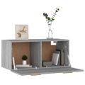 vidaXL Nástenná skrinka sivý dub sonoma 80x35x36,5 cm spracované drevo