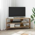 vidaXL RohováTVskriňa 102x40,5x45cm Remeselný dub Kompozitné drevo