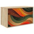 vidaXL Nástenný TV kabinet BONN 69 x 33 x 40 cm Dub sonoma