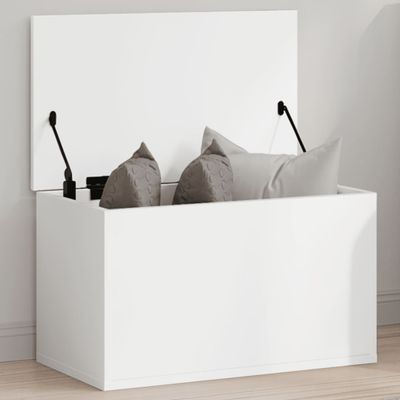 vidaXL Úložný box biely 60x35x35 cm kompozitné drevo
