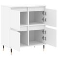 vidaXL Komoda biela 60x35x70 cm spracované drevo